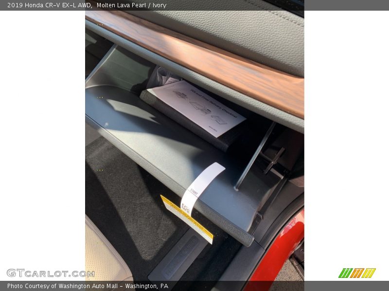 Molten Lava Pearl / Ivory 2019 Honda CR-V EX-L AWD