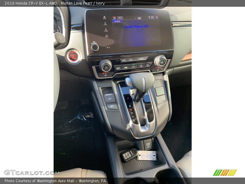 Molten Lava Pearl / Ivory 2019 Honda CR-V EX-L AWD