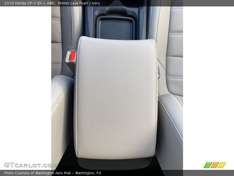 Molten Lava Pearl / Ivory 2019 Honda CR-V EX-L AWD