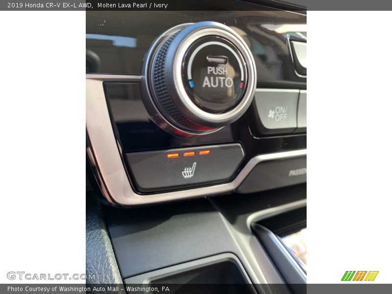 Molten Lava Pearl / Ivory 2019 Honda CR-V EX-L AWD
