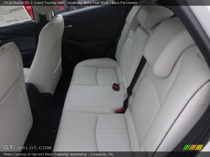 Snowflake White Pearl Mica / Black/Parchment 2019 Mazda CX-3 Grand Touring AWD