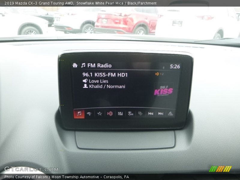 Snowflake White Pearl Mica / Black/Parchment 2019 Mazda CX-3 Grand Touring AWD