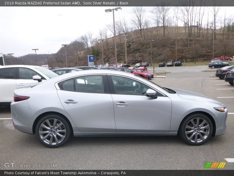  2019 MAZDA3 Preferred Sedan AWD Sonic Silver Metallic