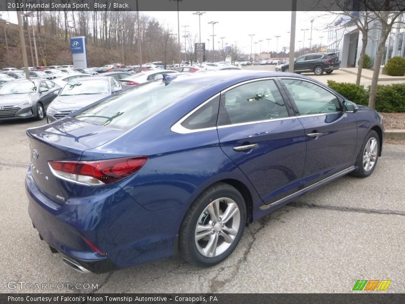 Blue / Black 2019 Hyundai Sonata Sport