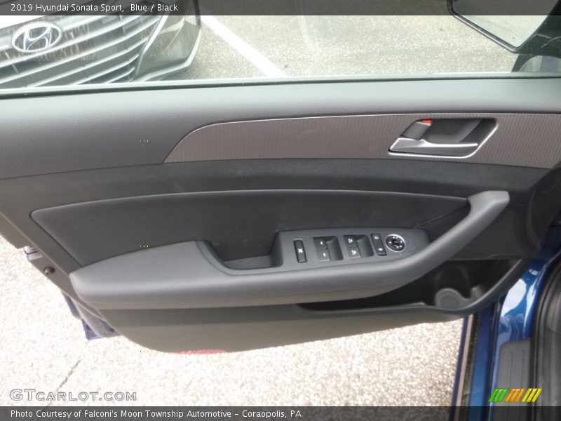 Blue / Black 2019 Hyundai Sonata Sport