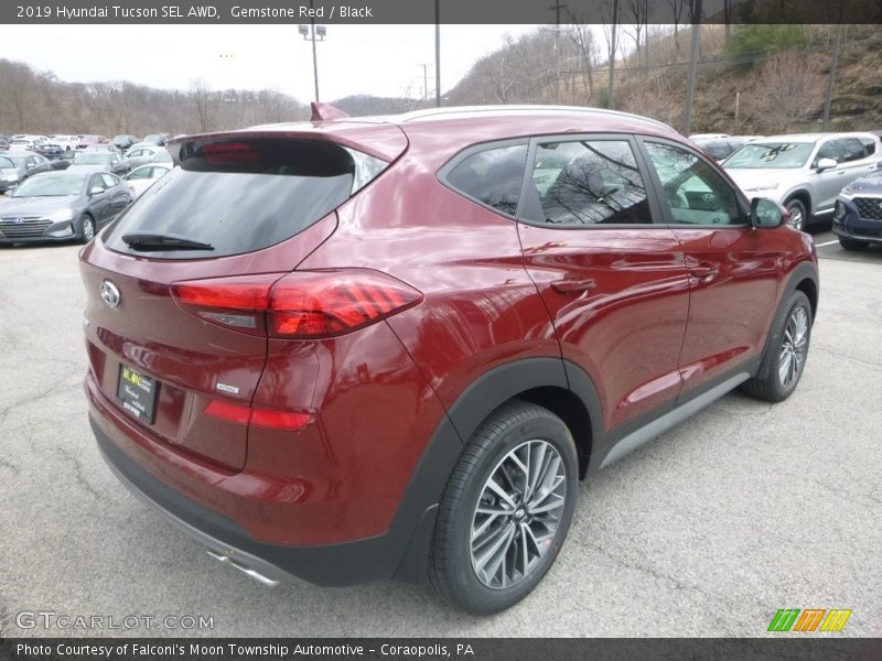 Gemstone Red / Black 2019 Hyundai Tucson SEL AWD