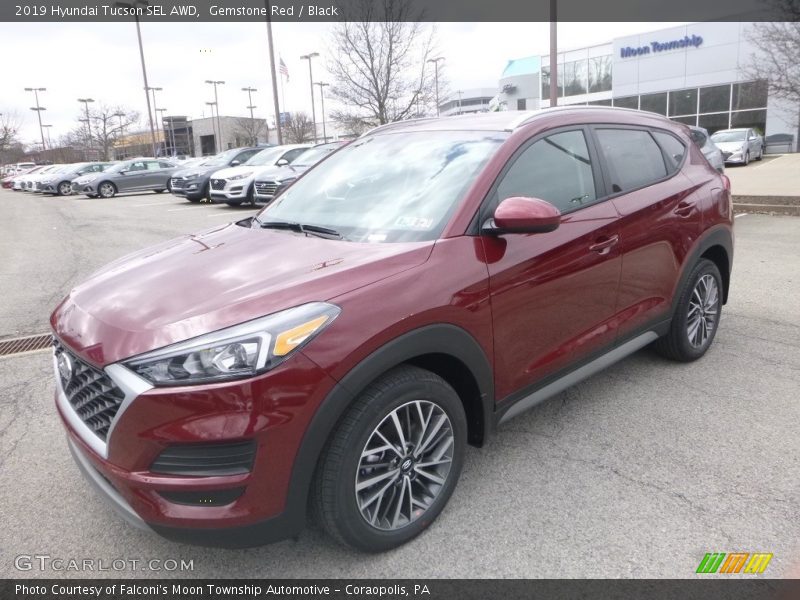 Gemstone Red / Black 2019 Hyundai Tucson SEL AWD