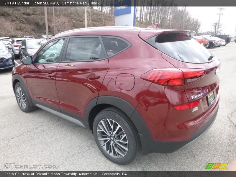 Gemstone Red / Black 2019 Hyundai Tucson SEL AWD