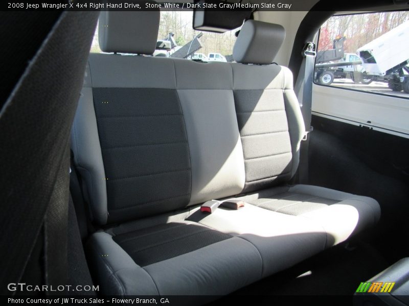 Stone White / Dark Slate Gray/Medium Slate Gray 2008 Jeep Wrangler X 4x4 Right Hand Drive