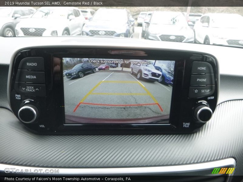 Gemstone Red / Black 2019 Hyundai Tucson SEL AWD