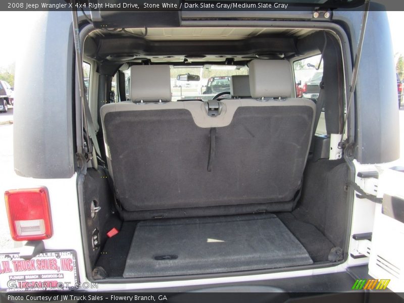 Stone White / Dark Slate Gray/Medium Slate Gray 2008 Jeep Wrangler X 4x4 Right Hand Drive