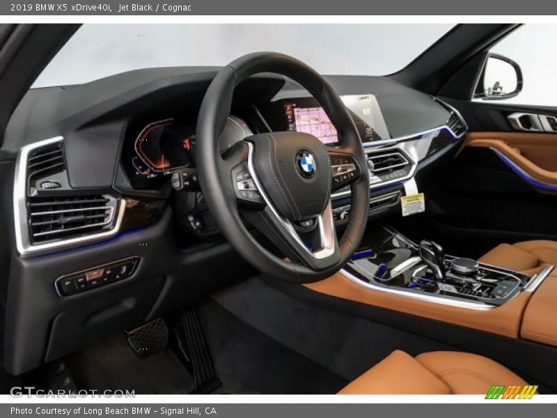 Jet Black / Cognac 2019 BMW X5 xDrive40i