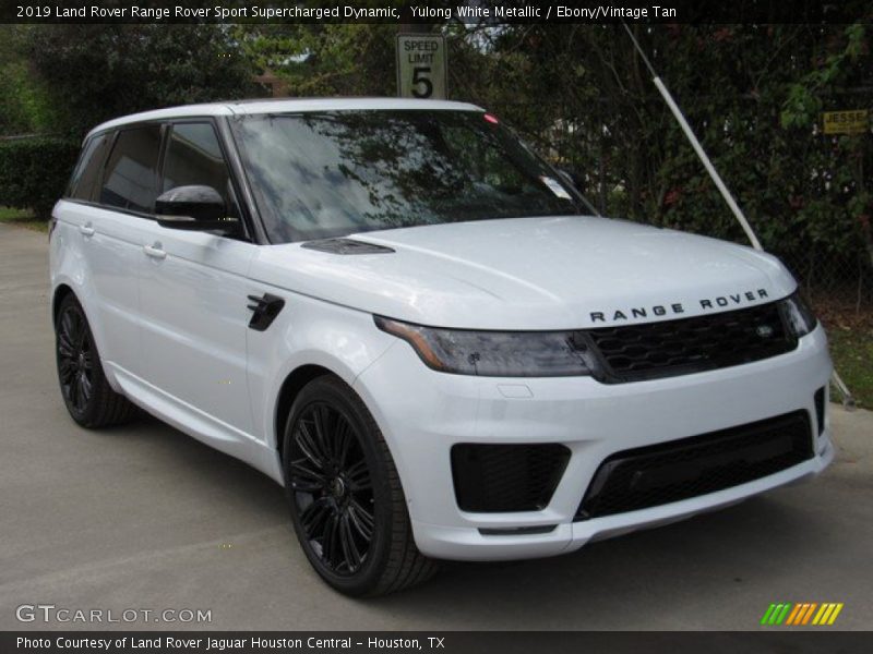 Yulong White Metallic / Ebony/Vintage Tan 2019 Land Rover Range Rover Sport Supercharged Dynamic