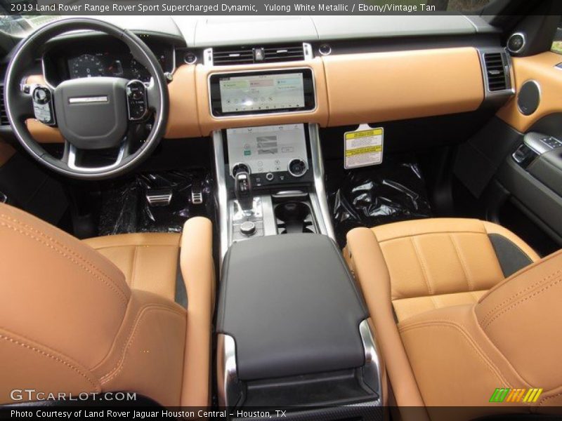 Yulong White Metallic / Ebony/Vintage Tan 2019 Land Rover Range Rover Sport Supercharged Dynamic