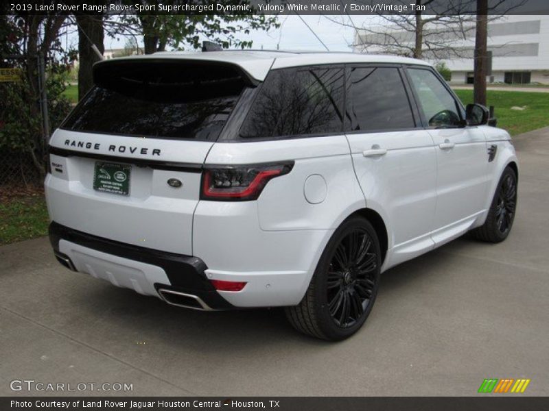 Yulong White Metallic / Ebony/Vintage Tan 2019 Land Rover Range Rover Sport Supercharged Dynamic