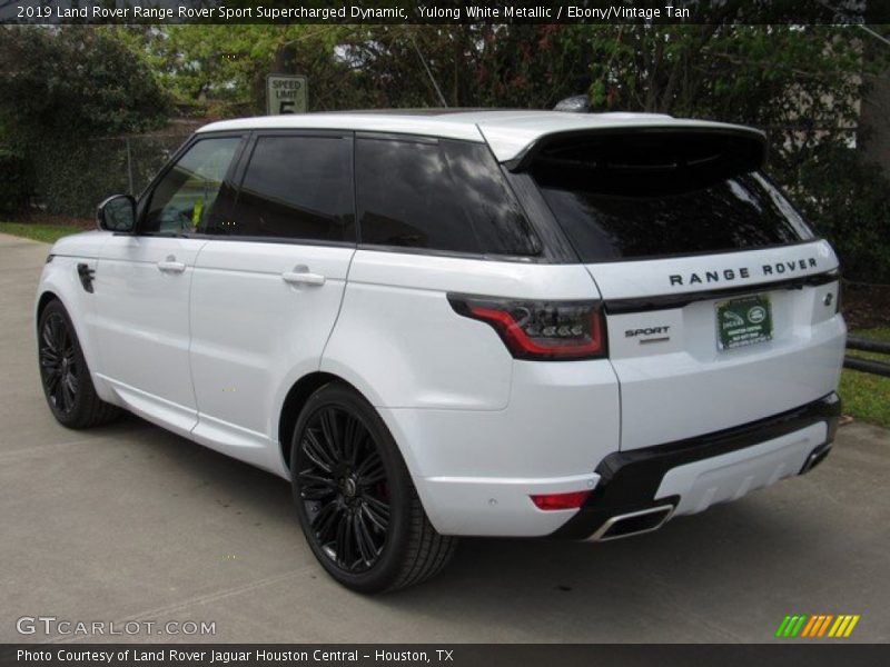 Yulong White Metallic / Ebony/Vintage Tan 2019 Land Rover Range Rover Sport Supercharged Dynamic