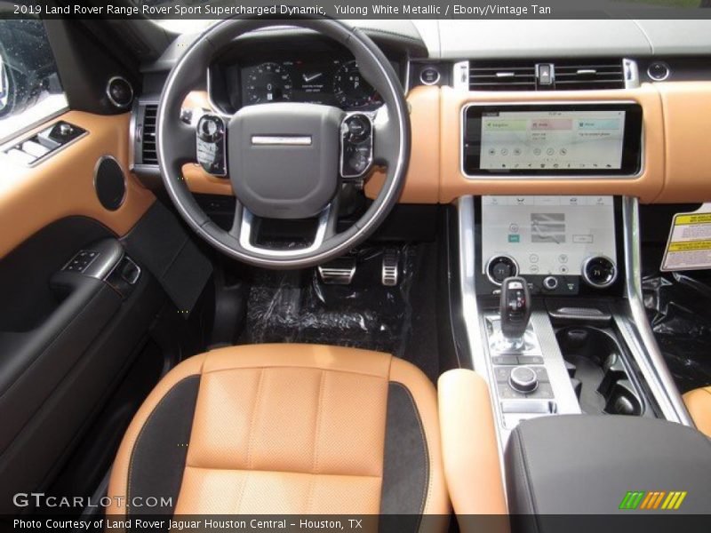 Yulong White Metallic / Ebony/Vintage Tan 2019 Land Rover Range Rover Sport Supercharged Dynamic
