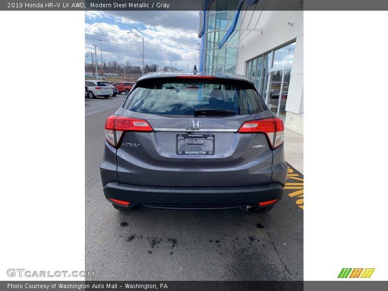 Modern Steel Metallic / Gray 2019 Honda HR-V LX AWD