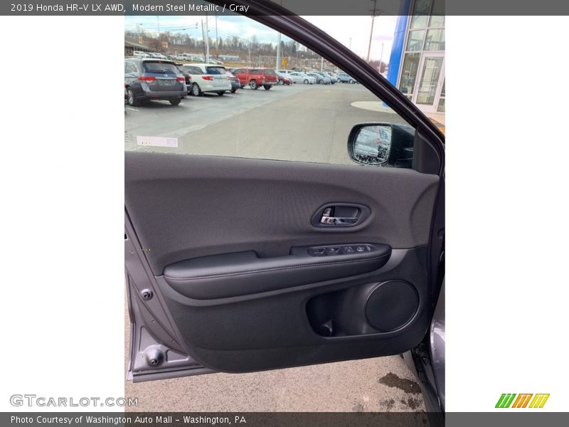 Modern Steel Metallic / Gray 2019 Honda HR-V LX AWD