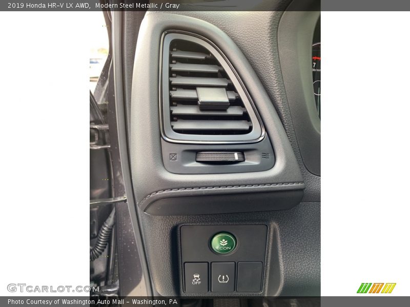 Modern Steel Metallic / Gray 2019 Honda HR-V LX AWD