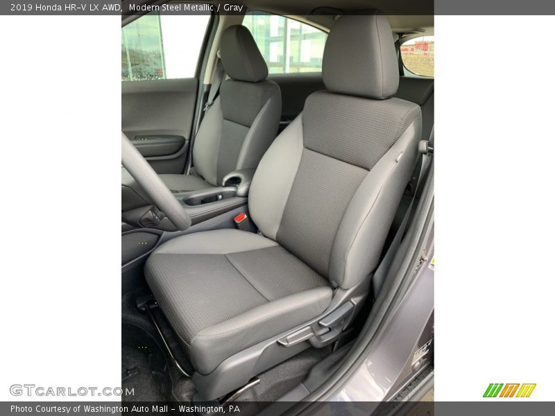 Modern Steel Metallic / Gray 2019 Honda HR-V LX AWD