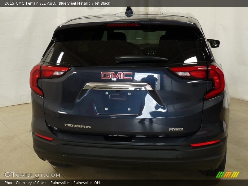 Blue Steel Metallic / Jet Black 2019 GMC Terrain SLE AWD