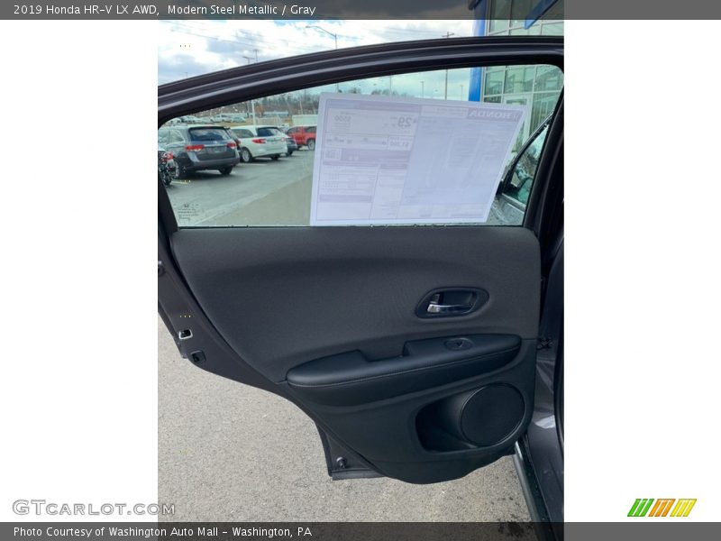 Modern Steel Metallic / Gray 2019 Honda HR-V LX AWD
