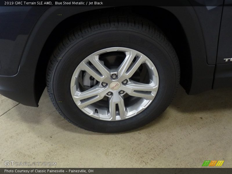 Blue Steel Metallic / Jet Black 2019 GMC Terrain SLE AWD