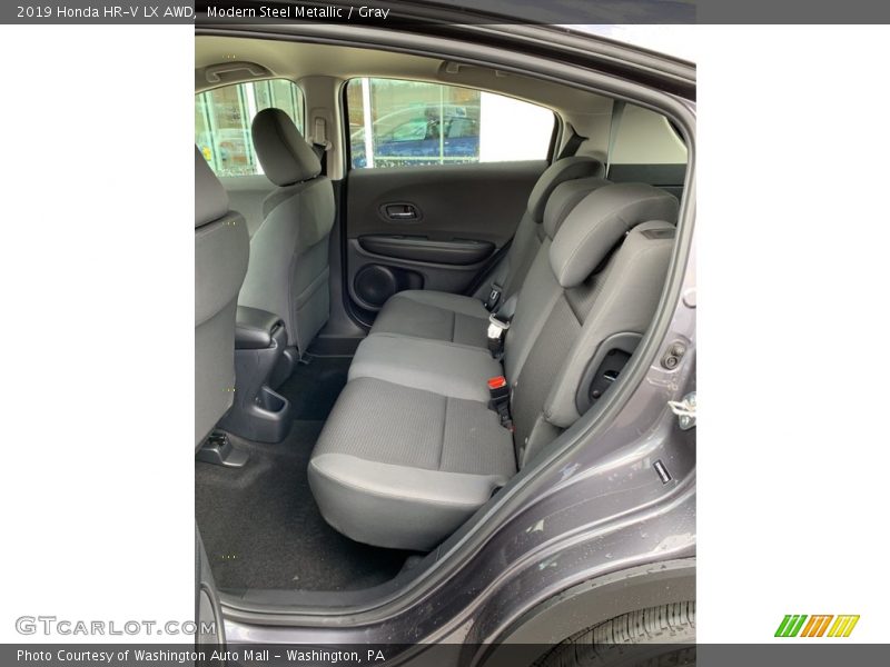 Modern Steel Metallic / Gray 2019 Honda HR-V LX AWD
