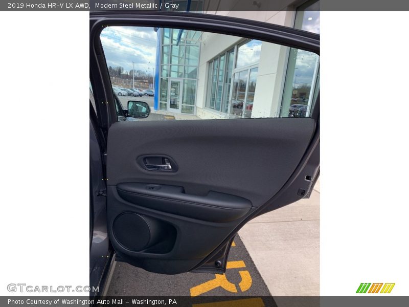 Modern Steel Metallic / Gray 2019 Honda HR-V LX AWD
