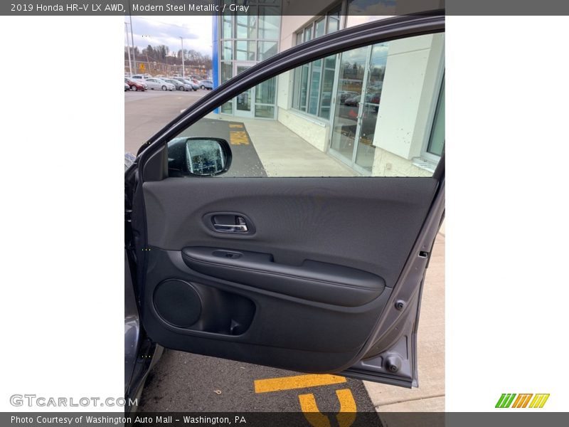 Modern Steel Metallic / Gray 2019 Honda HR-V LX AWD