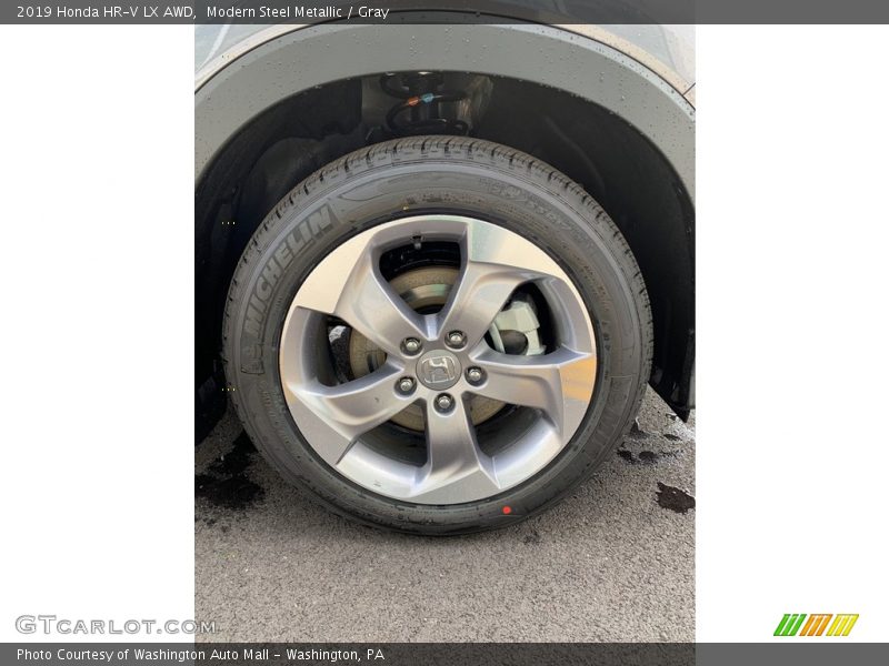 Modern Steel Metallic / Gray 2019 Honda HR-V LX AWD