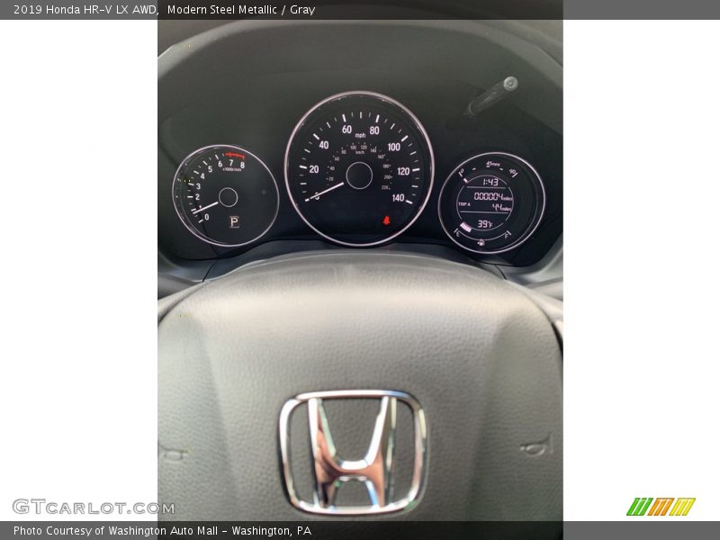 Modern Steel Metallic / Gray 2019 Honda HR-V LX AWD