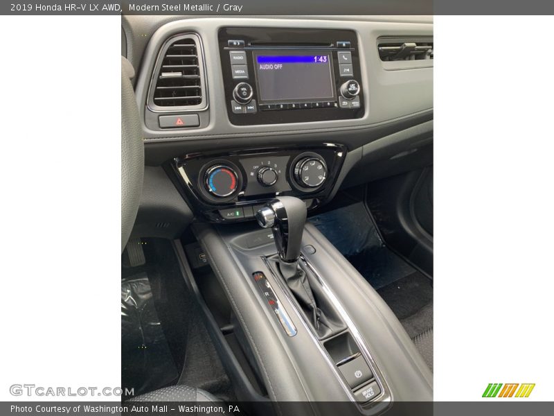 Modern Steel Metallic / Gray 2019 Honda HR-V LX AWD