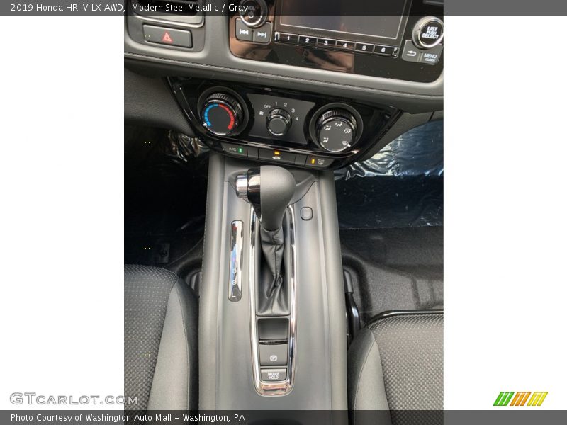 Modern Steel Metallic / Gray 2019 Honda HR-V LX AWD