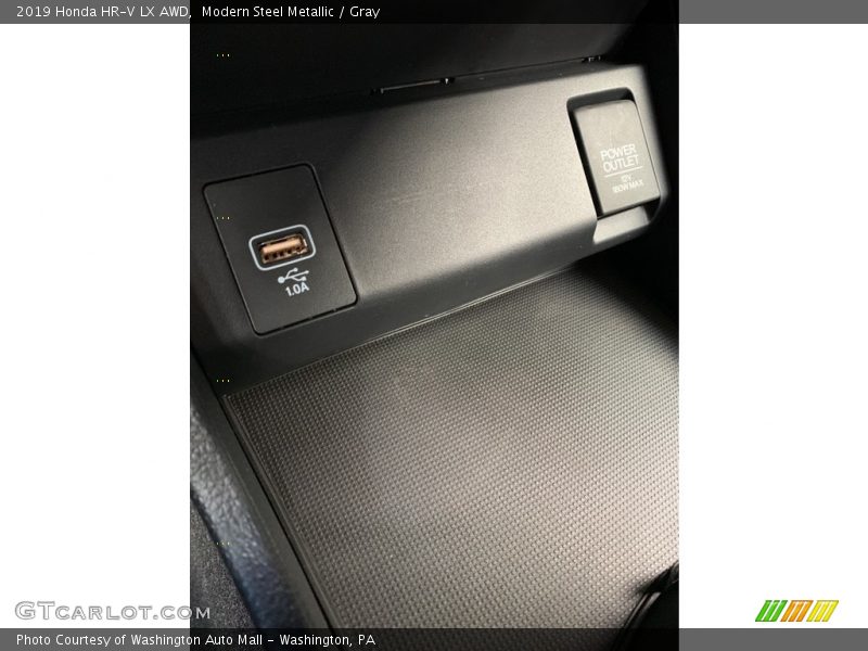 Modern Steel Metallic / Gray 2019 Honda HR-V LX AWD