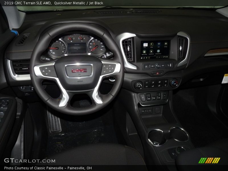 Quicksilver Metallic / Jet Black 2019 GMC Terrain SLE AWD