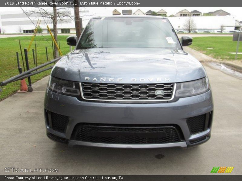 Byron Blue Metallic / Ebony/Ebony 2019 Land Rover Range Rover Sport HSE