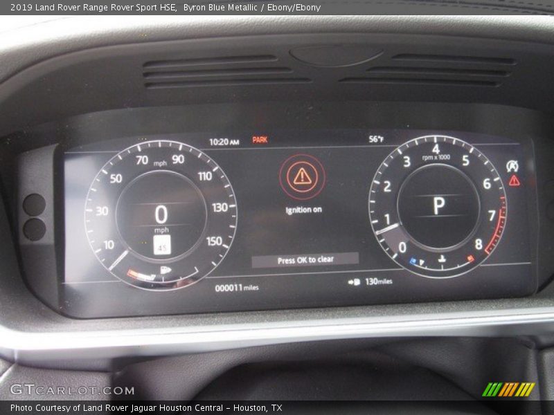 Byron Blue Metallic / Ebony/Ebony 2019 Land Rover Range Rover Sport HSE