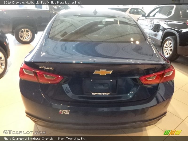 Pacific Blue Metallic / Jet Black 2019 Chevrolet Malibu LS