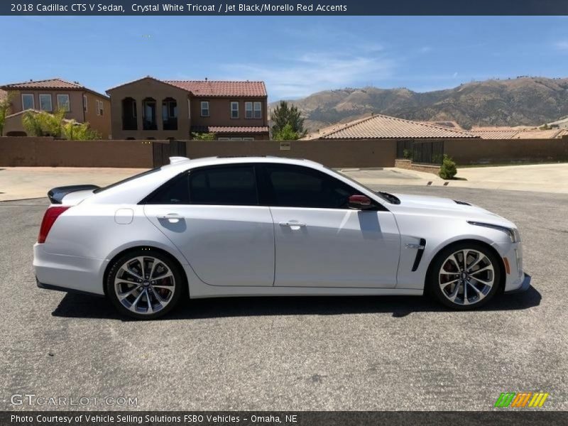  2018 CTS V Sedan Crystal White Tricoat