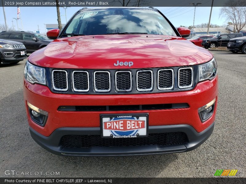 Red-Line Pearl / Black 2019 Jeep Compass Latitude 4x4
