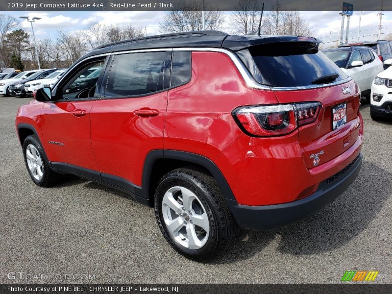 Red-Line Pearl / Black 2019 Jeep Compass Latitude 4x4
