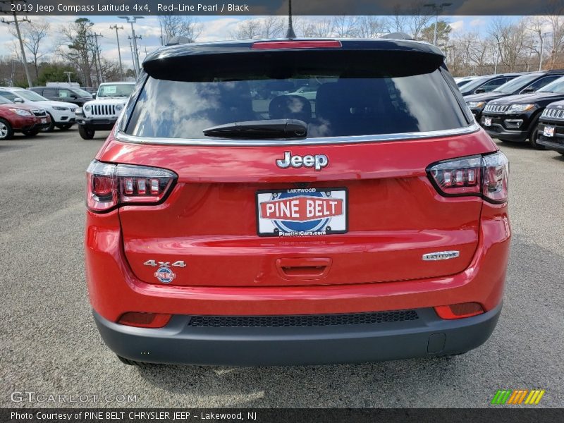 Red-Line Pearl / Black 2019 Jeep Compass Latitude 4x4