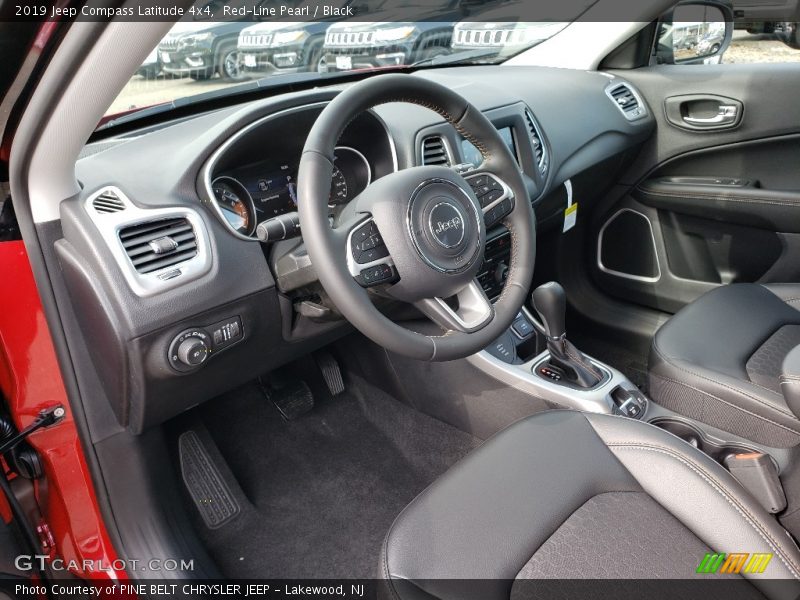 Red-Line Pearl / Black 2019 Jeep Compass Latitude 4x4