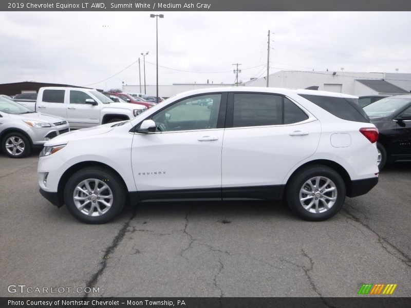 Summit White / Medium Ash Gray 2019 Chevrolet Equinox LT AWD