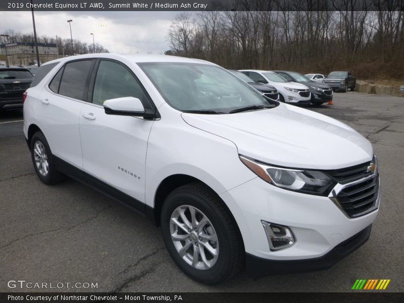 Summit White / Medium Ash Gray 2019 Chevrolet Equinox LT AWD