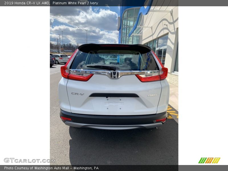Platinum White Pearl / Ivory 2019 Honda CR-V LX AWD