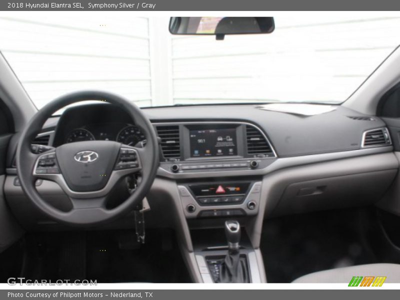 Symphony Silver / Gray 2018 Hyundai Elantra SEL