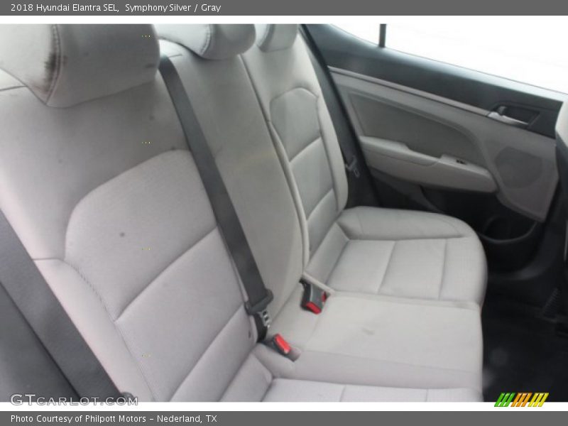 Symphony Silver / Gray 2018 Hyundai Elantra SEL